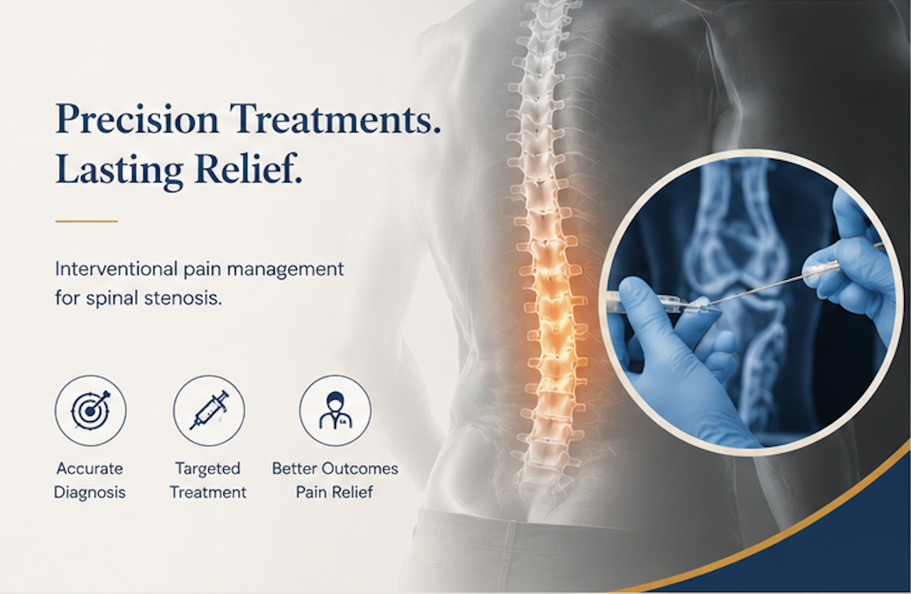 Image-guided interventional pain management for spinal stenosis in Jaipur
